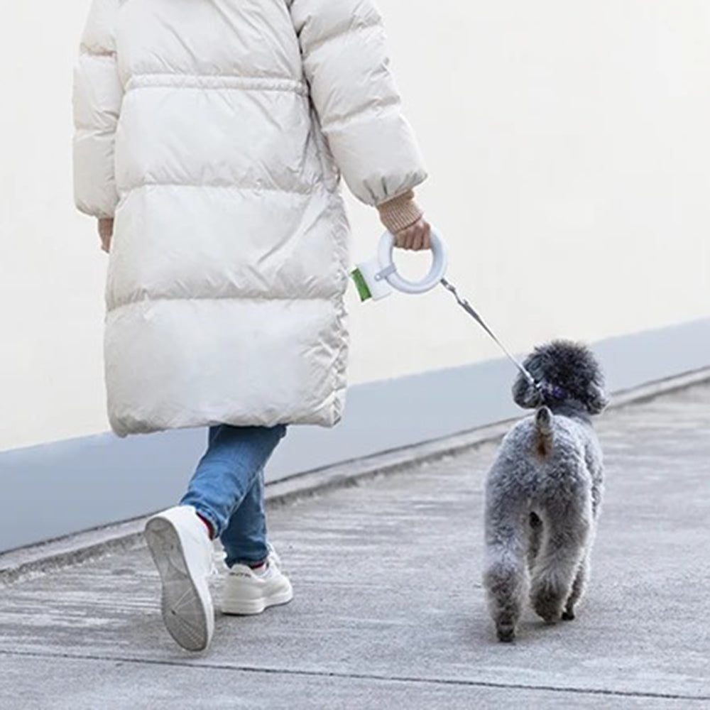 MOESTAR UFO 3m Retractable Dog Leash with Lamp Polyester Tape Lead+ABS Ring Handle MOESTAR UFO 3m Retractable Dog Leash with Lamp Polyester Tape Lead+ABS Ring Handle